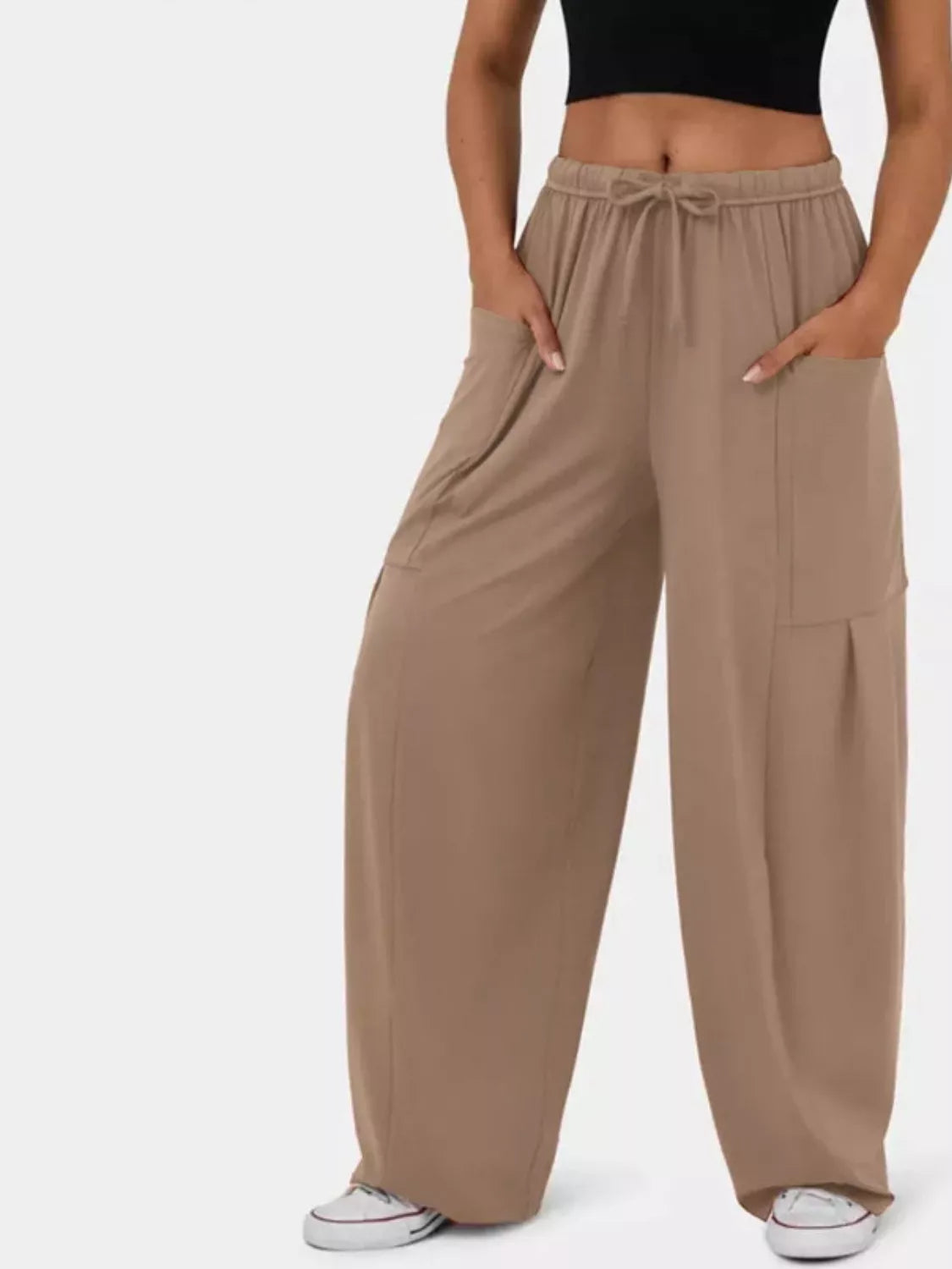 Relaxed Fit Drawstring Pants