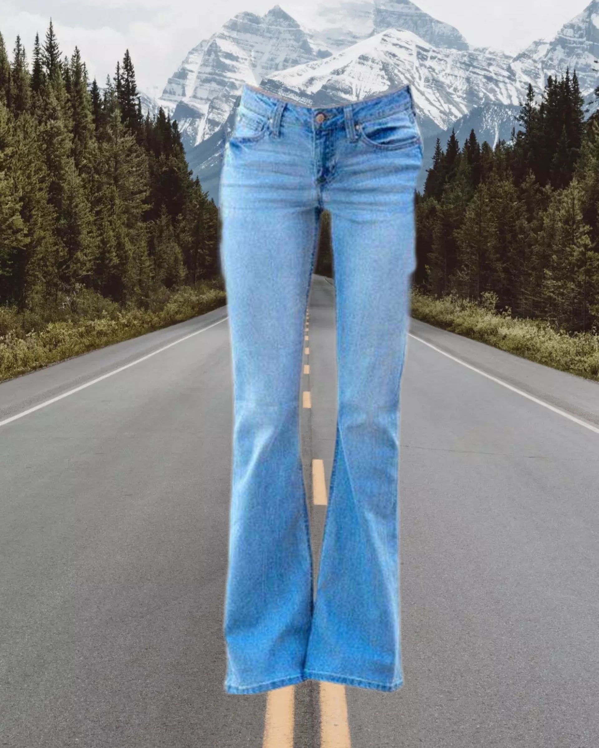 DON JOHN Handmade Jeans Boot Cut Women's