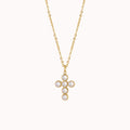 Pearl Cross Necklace