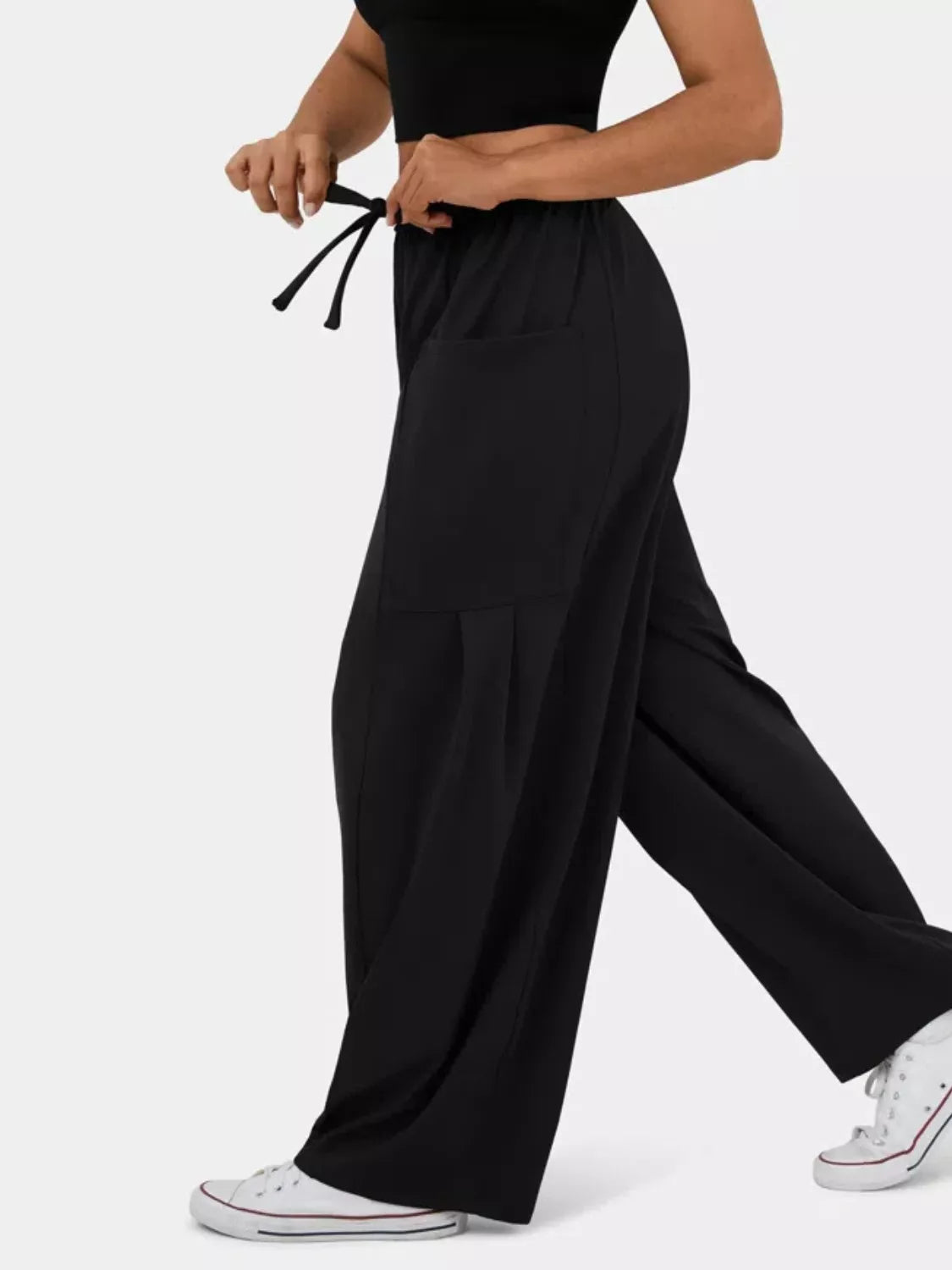 Relaxed Fit Drawstring Pants